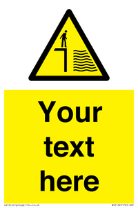 Custom Deep Water Sign